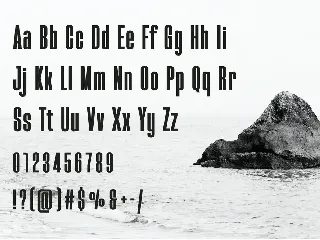 Historic - Condensed Sans Serif font