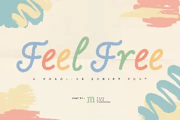 Feel Free | A Monoline Script Font