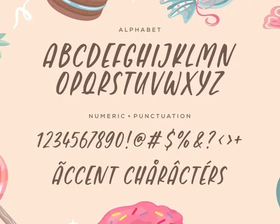 Candyland Handwriting Font