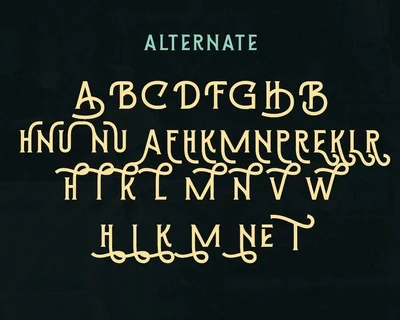 Aberrant - Vintage Dispaly Typeface font
