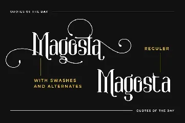 Deska Magosta -  Display Font