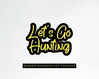 Yellow Flash font