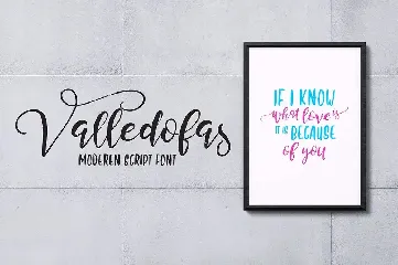 Valledofas Typeface font