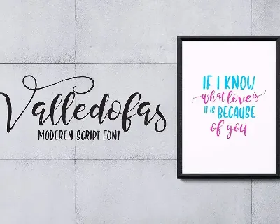 Valledofas Typeface font