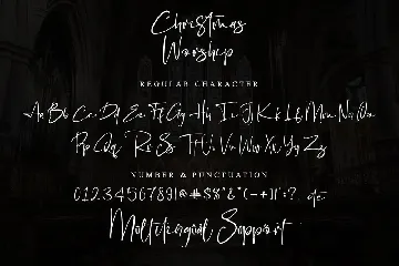 Christmas Worship font