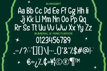 Sunday School - Christmas Display Font