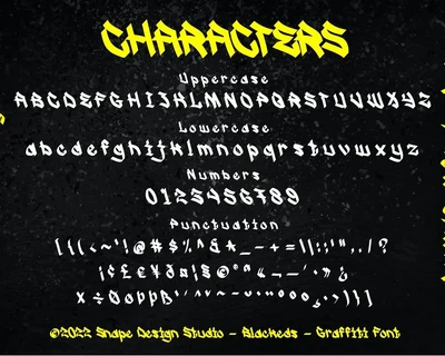 Blackeds - Graffiti Font