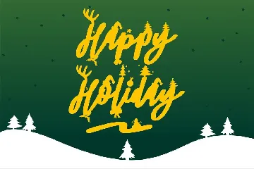 Santa | Script Chirstmas Display Font