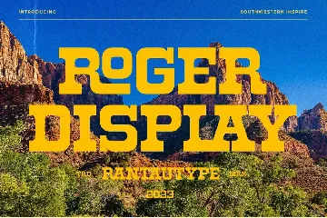 Roger Display Retro  Font