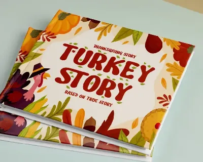 Joyful Turkey - Display Thanksgiving Font