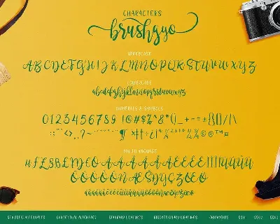 brushgyo typeface font