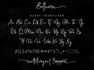 Bellarosa font