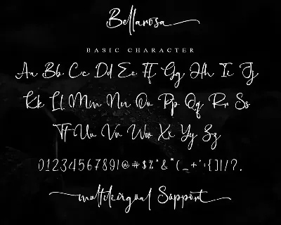 Bellarosa font