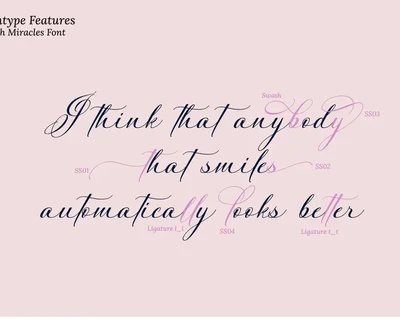 Smooth Miracles font