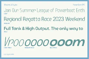 PowerBoat CPC font