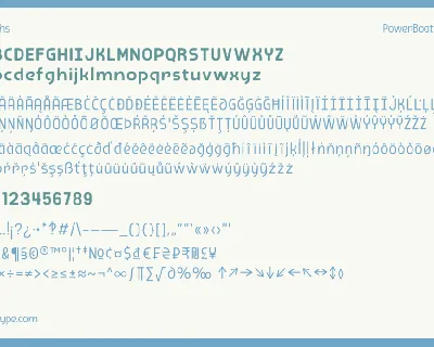 PowerBoat CPC font