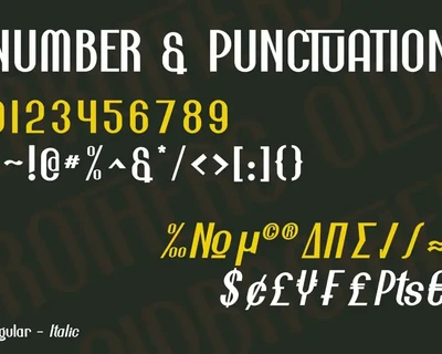 Oldbrothers font