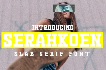 Serahkoen - Slab Serif Fonts