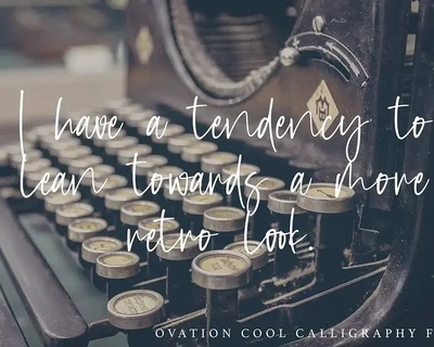 Ovation - Cool Calligraphy Font