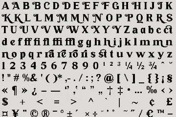 Ranira font