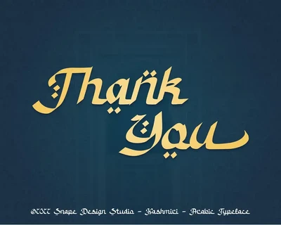 Kashmiri - Arabic Typeface font