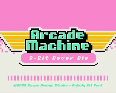 Bubbly Bit - Pixel Font