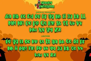 Spooky Christmas font