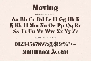 Moving Battyna Duo Serif & Signature Font Typeface