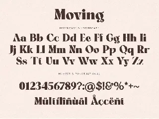 Moving Battyna Duo Serif & Signature Font Typeface