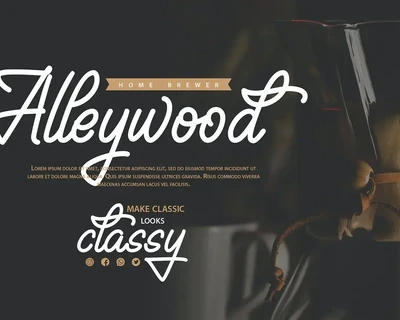 Crustycs | Monoline Hand-Lettering Font