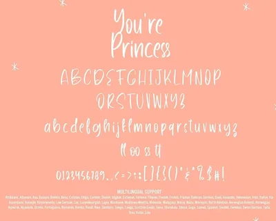 Youre Princess - Handwritten Font