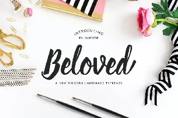 Beloved script font