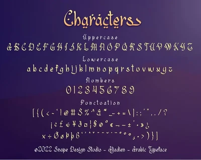 Aljadien - Arabic Typeface font