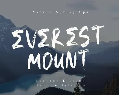 ELEMENT Brush Font