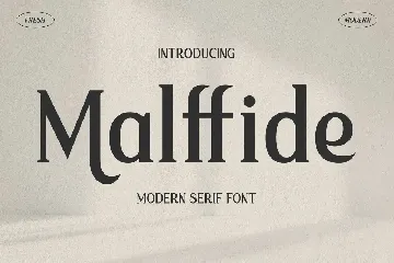 Malffide Modern Serif Font