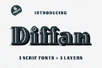 Diffan Serif Display Typeface font