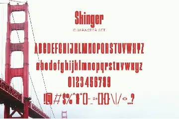 Skinger - A Bold Condensed Sans font