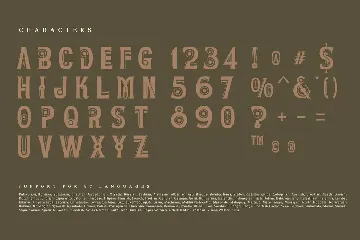 Wornas font