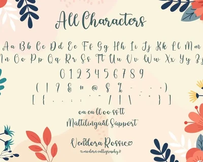 Vendora Rossie font