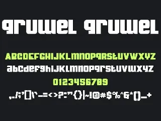 QruwelQruwel  - Food Font