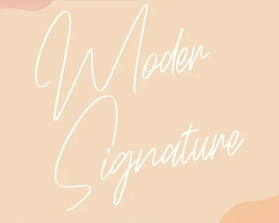 Etiquette - Modern Signature Font