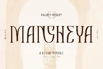 Mansheya A Display Typeface Font