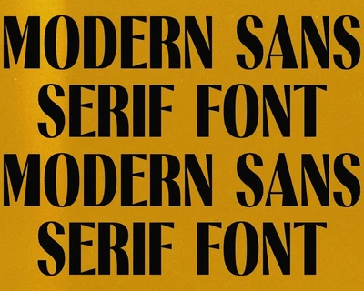 Merolkins Modern Sans Serif Font