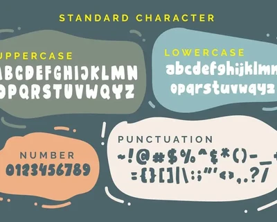 Mezacho - A Bold Playful Handmade Font