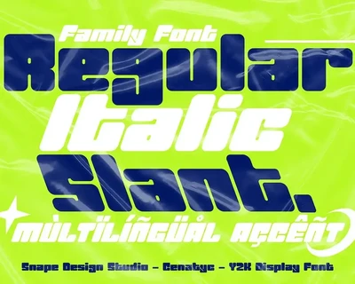 Cenatyc - Y2K Font