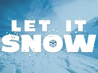 Coolest - Icy Frozen Font