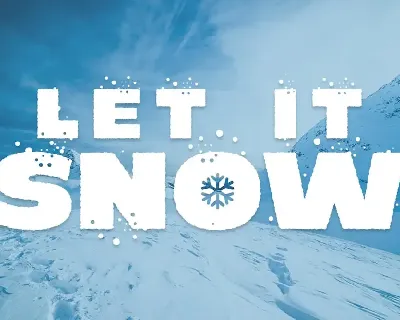 Coolest - Icy Frozen Font