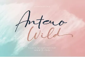 Antero Wild font