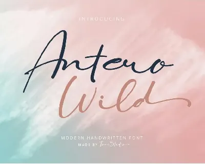 Antero Wild font