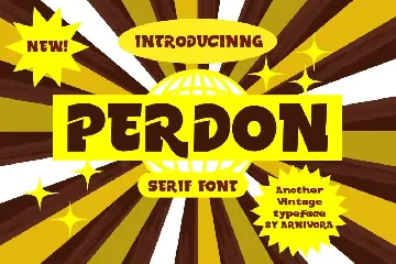 Perdon - Serif Font